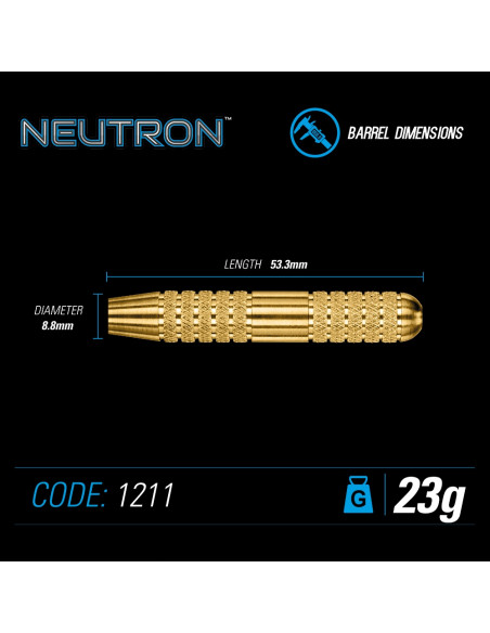 LOTKI RZUTKI NEUTRON WINMAU STEEL TIP DART 23g