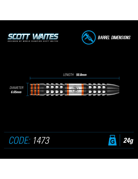 Rzutki Lotki Dart Winmau SCOTT WAITES 24g Wolfram