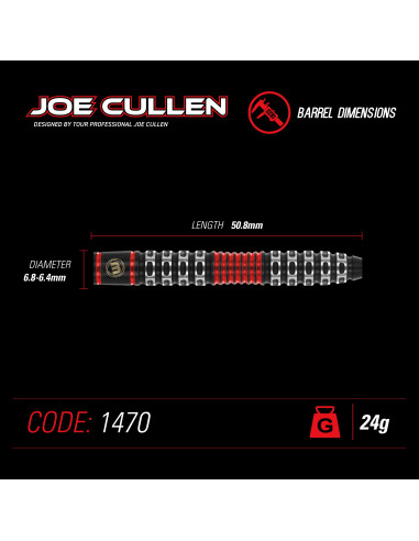 Rzutki Lotki Dart Winmau JOE CULLEN SE 24g Wolfram