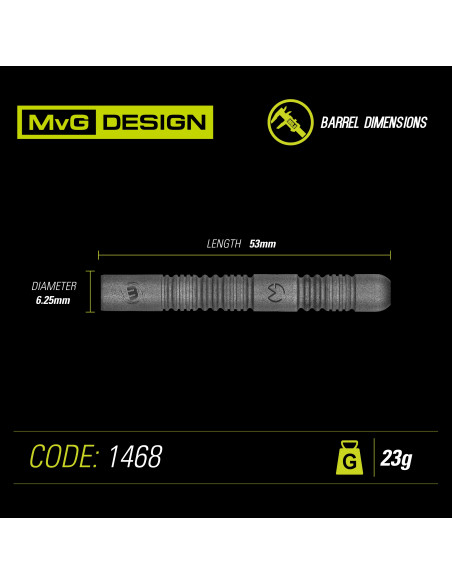 Rzutki Lotki Dart Winmau MvG EXACT 23g Wolfram