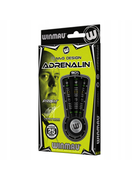 Rzutki Lotki Dart Winmau MvG ADRENALIN 25g Wolfram