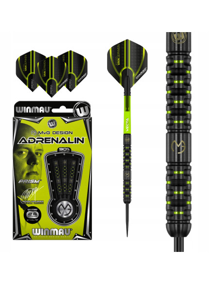 Rzutki Lotki Dart Winmau MvG ADRENALIN 24g Wolfram
