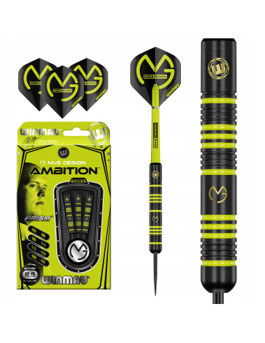 Rzutki Lotki Dart Winmau MvG AMBITION Steel 24g