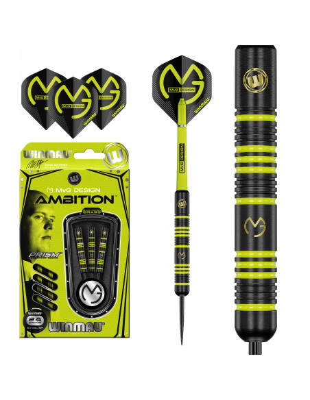 Rzutki Lotki Dart Winmau MvG AMBITION Steel 24g