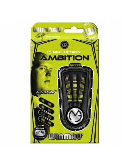 Rzutki Lotki Dart Winmau MvG AMBITION Steel 24g