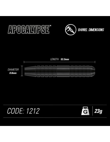 Lotki Rzutki WINMAU APOCALYPSE 23g Steel Tip Dart