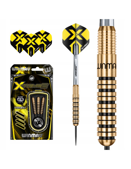 Rzutki Lotki Dart Winmau XTREME 2 BRASS Steel 22g