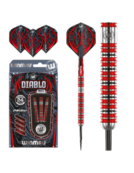 LOTKI RZUTKI DART WINMAU DIABLO 24G 90% WOLFRAM