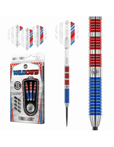 LOTKI RZUTKI DART WINMAU WILDCATS 22G 90% WOLFRAM