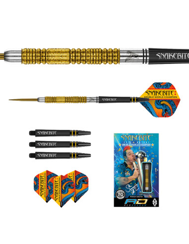 LOTKI RZUTKI PETER WRIGHT SNAKEBITE DOUBLE WORLD CHAMPION SE GOLD PLUS 85% WOLFRAM 22g