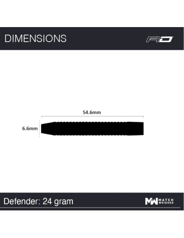LOTKI RZUTKI STEEL DEFENDER WOLFRAM 24G DART
