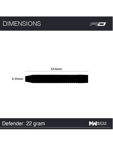 LOTKI RZUTKI STEEL DEFENDER WOLFRAM 22G DART