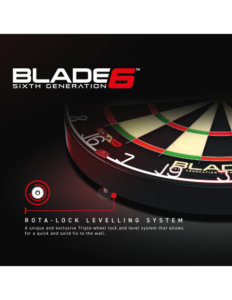 WINMAU BLADE 6 tarcza sizalowa dart ZESTAW 90 elem