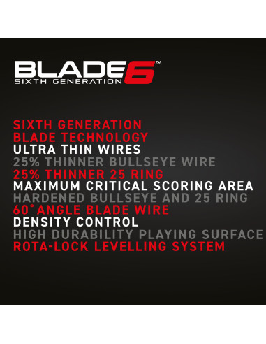 WINMAU BLADE 6 tarcza sizalowa dart ZESTAW 90 elem