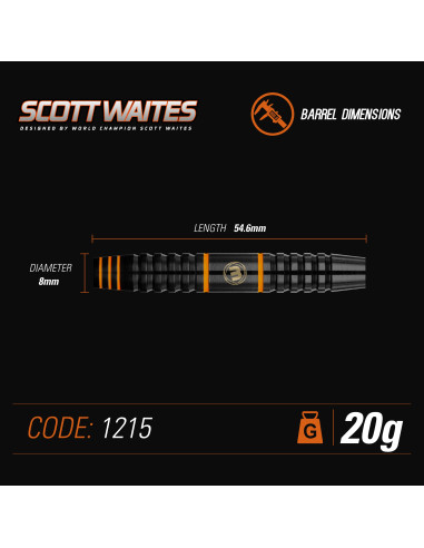 Rzutki Lotki Dart Winmau SCOTT WAITES SOFT STEEL