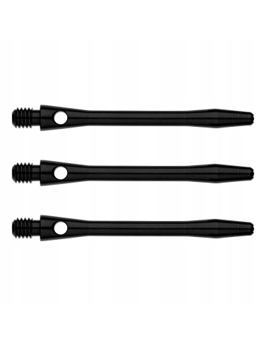 SHAFTY ALUMINIUM WINMAU ANODISED MEDIUM DART BLACK