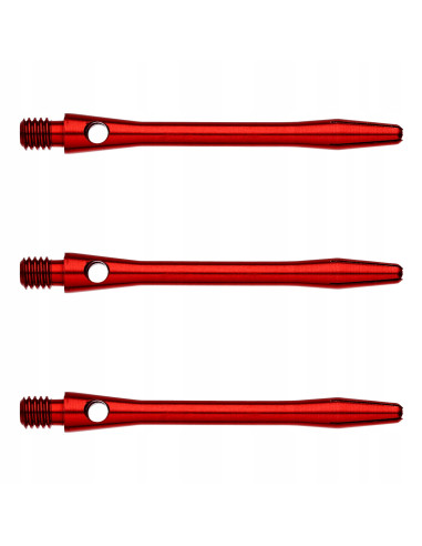 SHAFTY ALUMINIUM WINMAU ANODISED MEDIUM DART RED