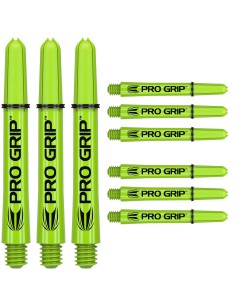 Shafty TARGET PRO GRIP ZIELONE MEDIUM 9szt ZESTAW