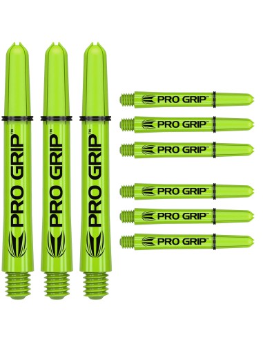 Shafty TARGET PRO GRIP ZIELONE SHORT 9szt ZESTAW