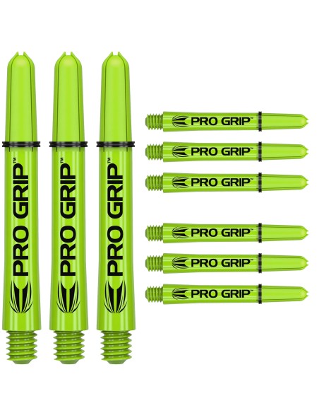 Shafty TARGET PRO GRIP ZIELONE SHORT 9szt ZESTAW