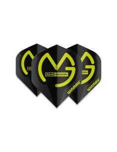 PIÓRKA WINMAU MICHAEL VAN GERWEN MVG MEGA CZARNE