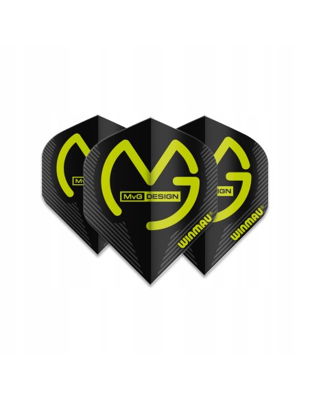 PIÓRKA WINMAU MICHAEL VAN GERWEN MVG MEGA CZARNE