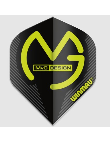 PIÓRKA WINMAU MICHAEL VAN GERWEN MVG MEGA CZARNE