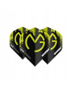 PIÓRKA WINMAU MICHAEL VAN GERWEN MVG MEGA CZARNE