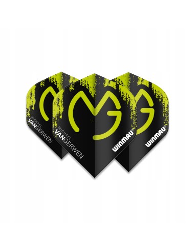 PIÓRKA WINMAU MICHAEL VAN GERWEN MVG MEGA CZARNE