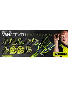 PIÓRKA WINMAU MICHAEL VAN GERWEN MVG MEGA CZARNE 2