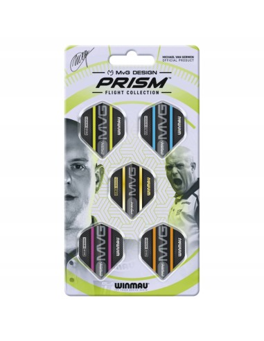 Piórka Winmau Zestaw MvG Design Prism Dart 15 szt