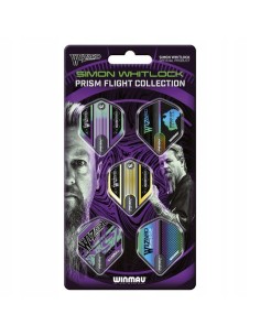 Piórka Winmau Zestaw WHITLOCK Prism Dart 15 szt