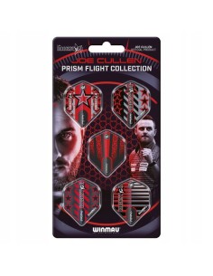 Piórka Winmau Zestaw CULLEN Prism Dart 15 szt