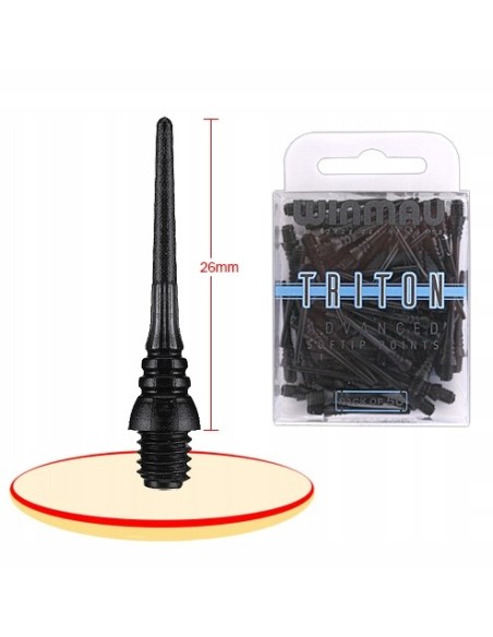 GROTY KOŃCÓWKI DO LOTEK RZUTEK 2BA WINMAU 50 szt.