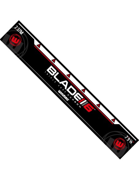 Linia rzutów DART Winmau Oche czarna naklejka BLADE 6