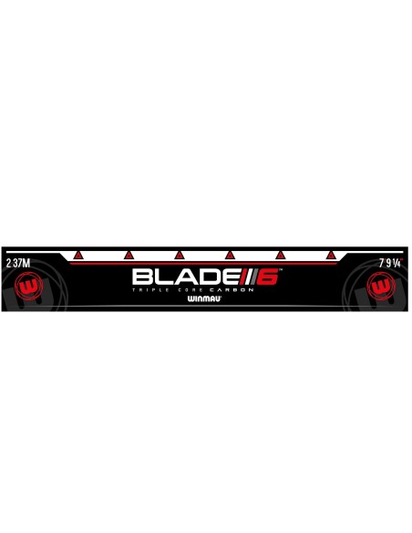 Linia rzutów DART Winmau Oche czarna naklejka BLADE 6