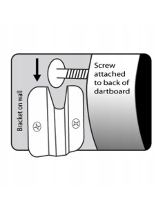 UCHWYT DO TARCZY SIZALOWEJ DART MOCOWANIE 2