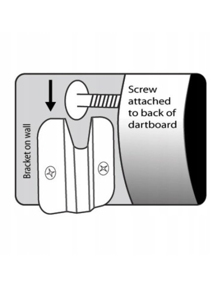 UCHWYT DO TARCZY SIZALOWEJ DART MOCOWANIE