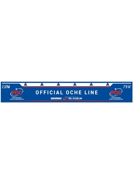 Linia rzutów DART Winmau PDC Oche LINE naklejka