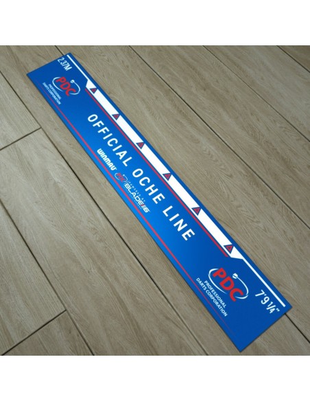 Linia rzutów DART Winmau PDC Oche LINE naklejka