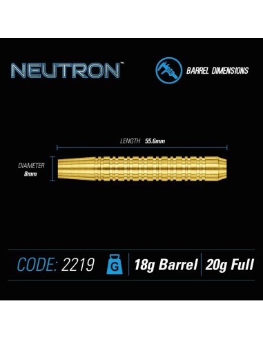 Rzutki Lotki Dart Winmau Neutron 3 szt. 20g SOFT