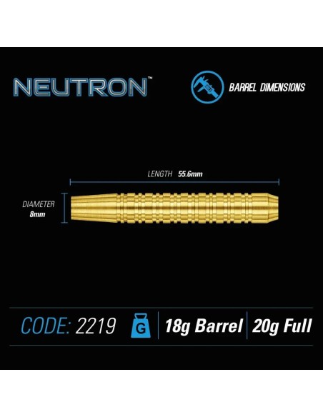 Rzutki Lotki Dart Winmau Neutron 3 szt. 20g SOFT