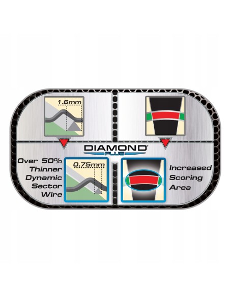 TARCZA DARTA TABLICA SIZALOWA WINMAU DIAMOND PLUS