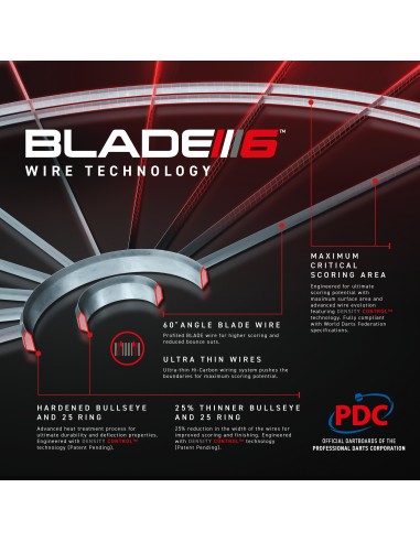 TARCZA TABLICA sizalowa Winmau Blade 6 TRIPLE CORE