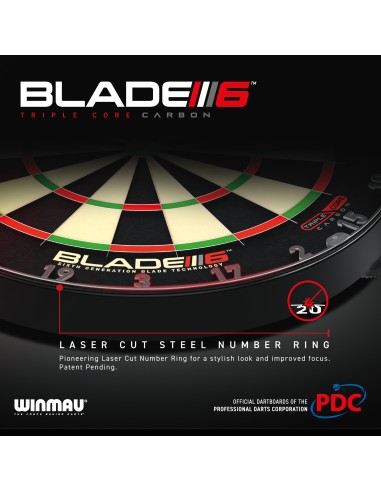 TARCZA TABLICA sizalowa Winmau Blade 6 TRIPLE CORE