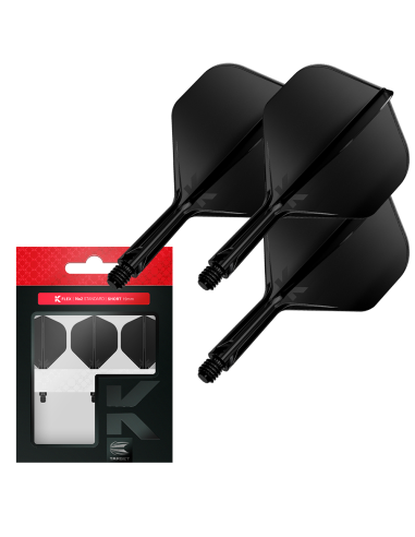 SHAFTY PIÓRKA SYSTEM TARGET K-FLEX NO2 CZARNE SHORT