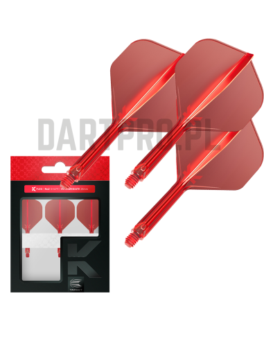 SHAFTY PIÓRKA SYSTEM TARGET K-FLEX NO2 CZERWONE INTERMEDIATE