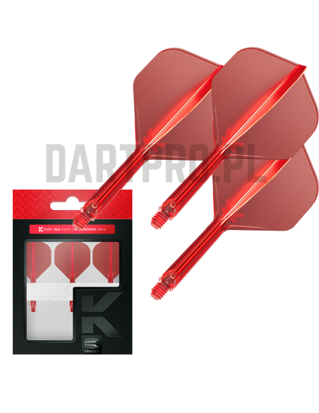 SHAFTY PIÓRKA SYSTEM TARGET K-FLEX NO2 CZERWONE INTERMEDIATE