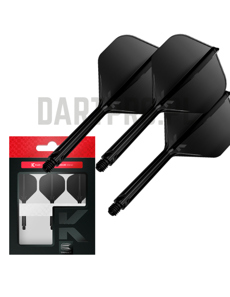 SHAFTY PIÓRKA SYSTEM TARGET K-FLEX NO2 CZARNE MEDIUM