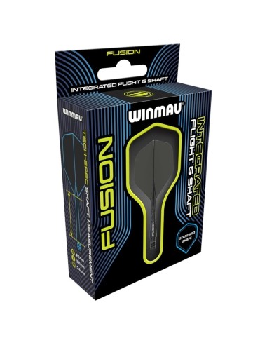 SHAFTY PIÓRKA SYSTEM WINMAU FUSION CZARNY SHORT